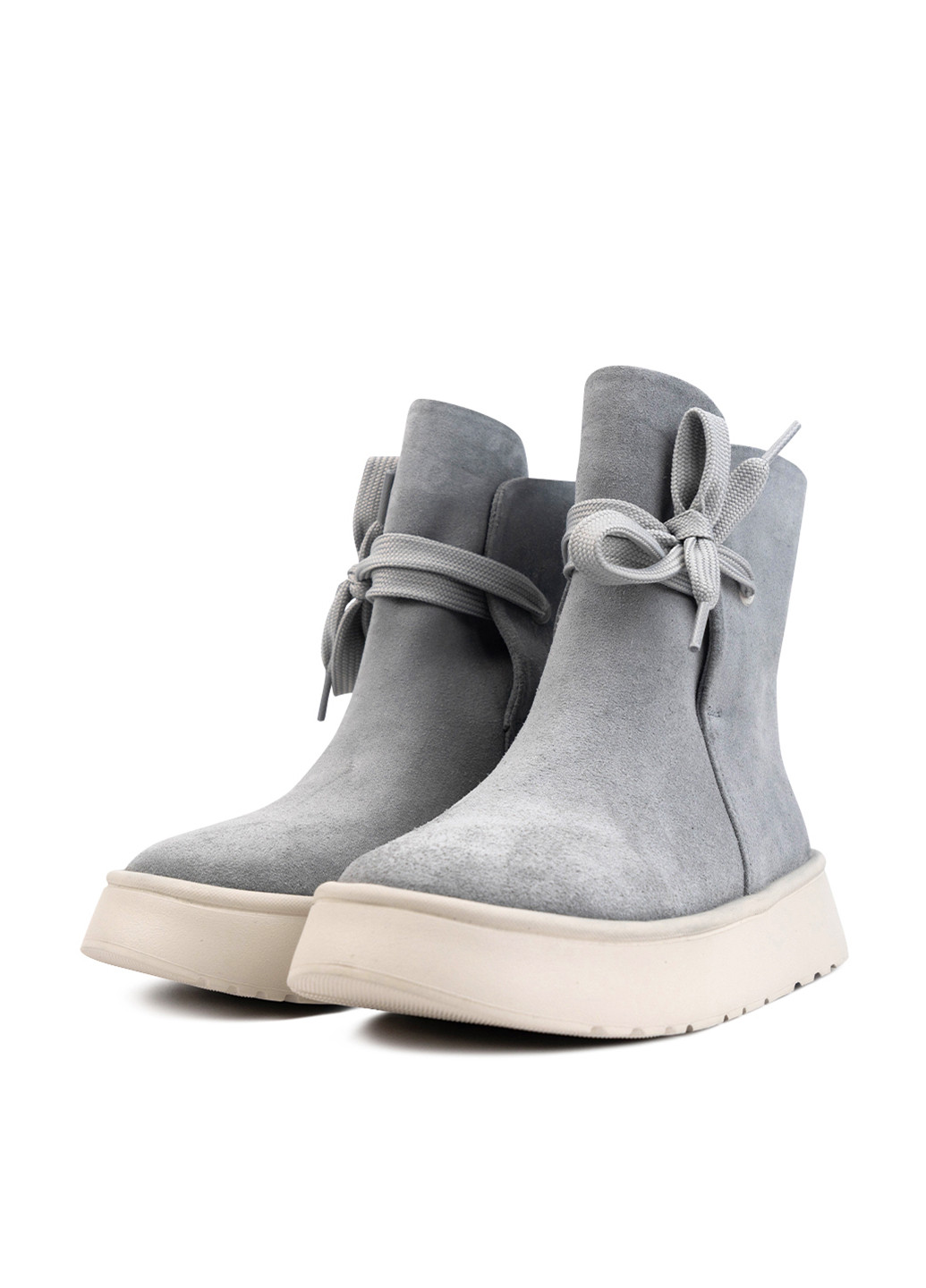 Зимние ботинки Injers без декора из натуральной замши