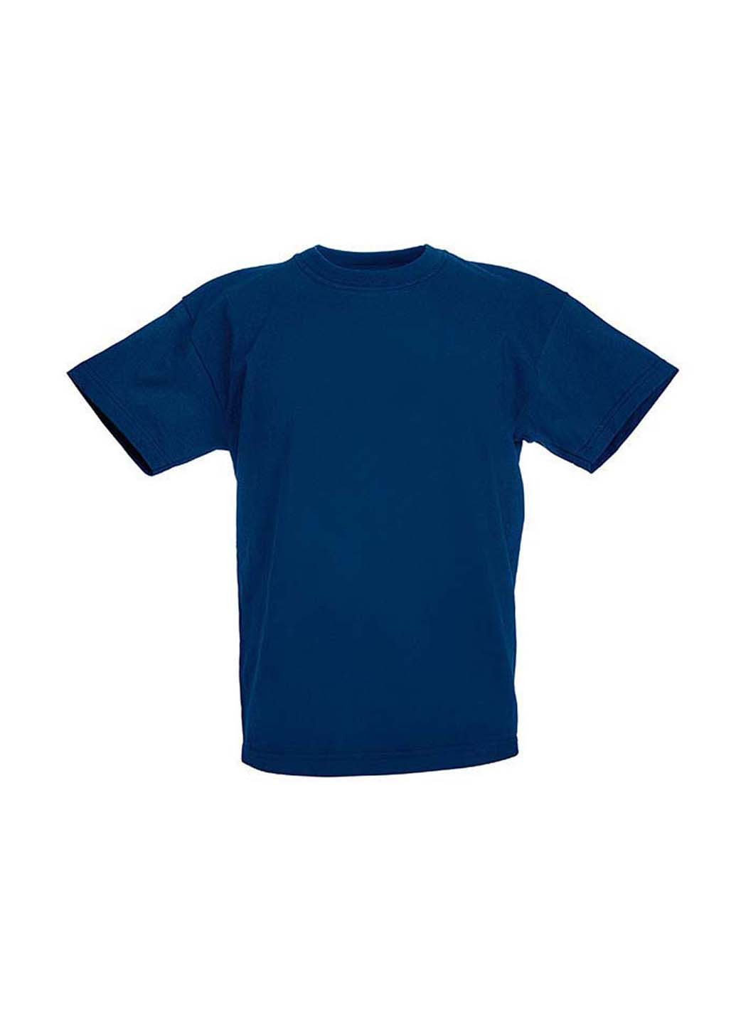 Темно-синяя демисезонная футболка Fruit of the Loom D061033032164