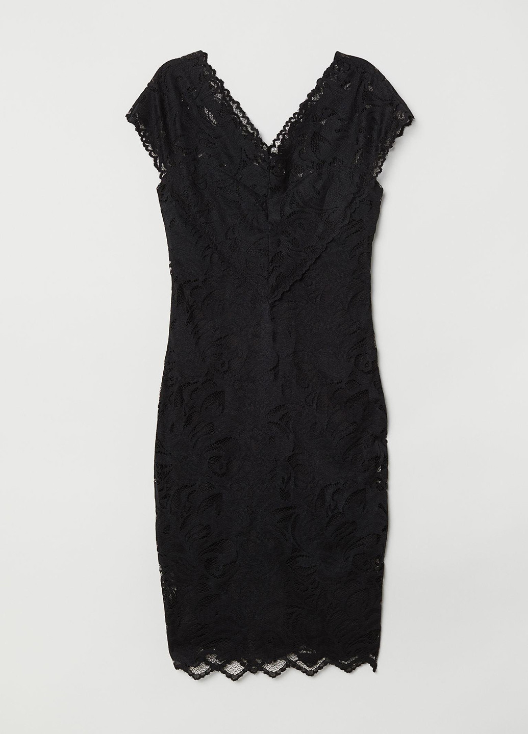 Чорна коктейльна плаття футляр H&M однотонна