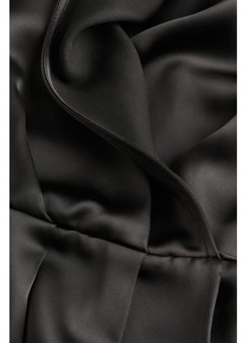 Чорна коктейльна, кежуал сукня на запах H&M однотонна