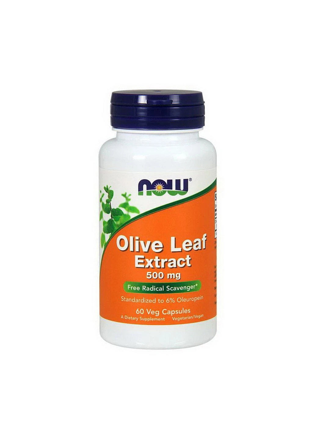 Екстракт з листя оливкового дерева Olive Leaf Extract 500 mg (60 капс) нау фудс Now Foods (255408173)