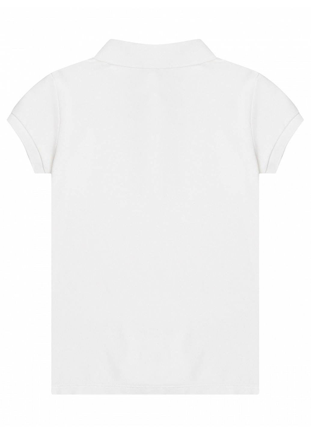 Белая детская футболка-поло United Colors of Benetton однотонная