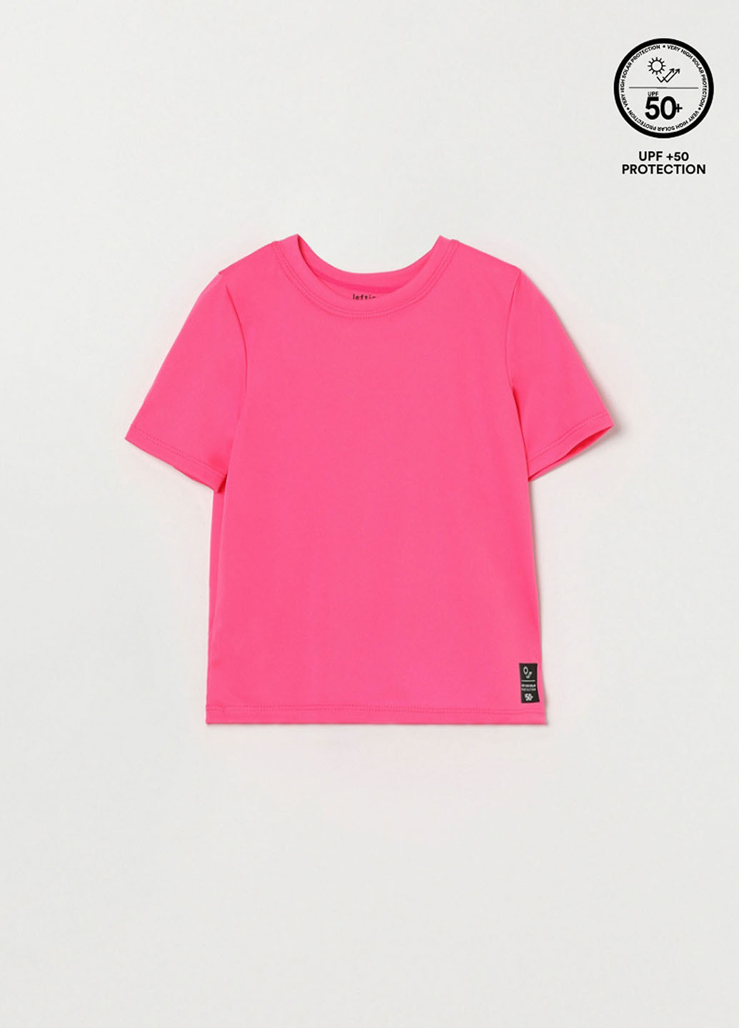 Розовая летняя футболка Lefties