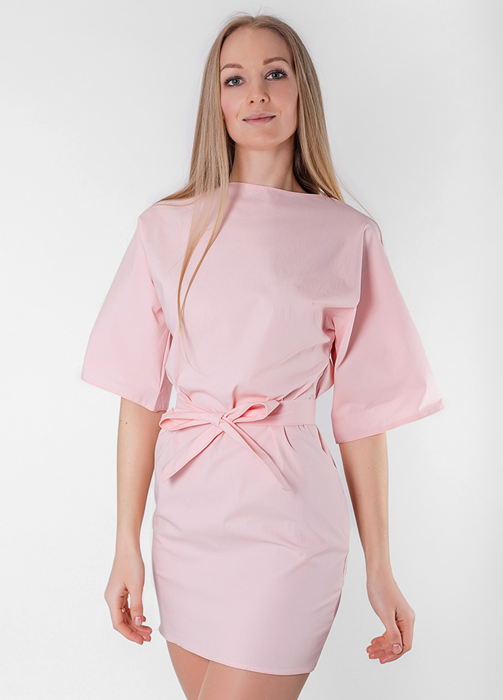 Рожева кежуал сукня Podium однотонна