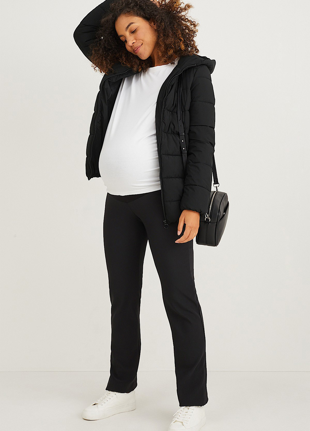 Темно-синя демісезонна куртка для годуючих C&A