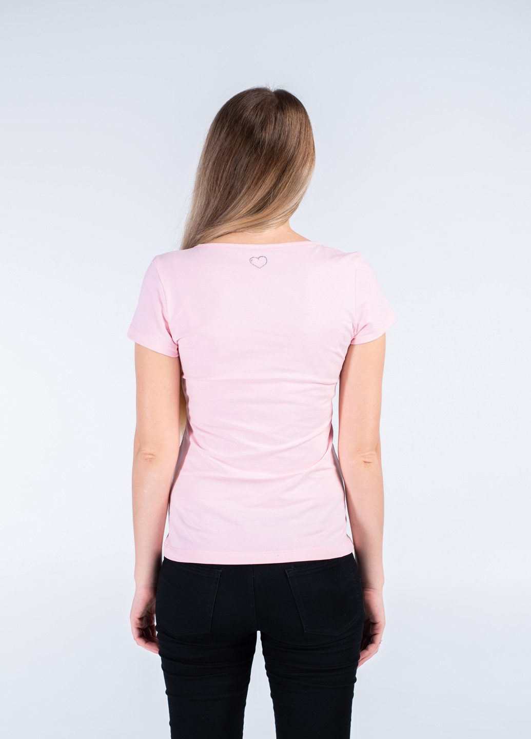 Світло-рожева літня футболка Vidoli