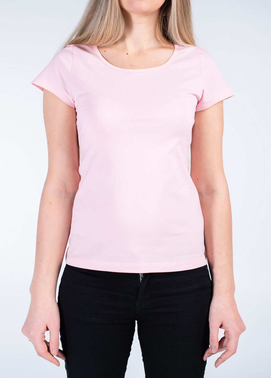 Світло-рожева літня футболка Vidoli