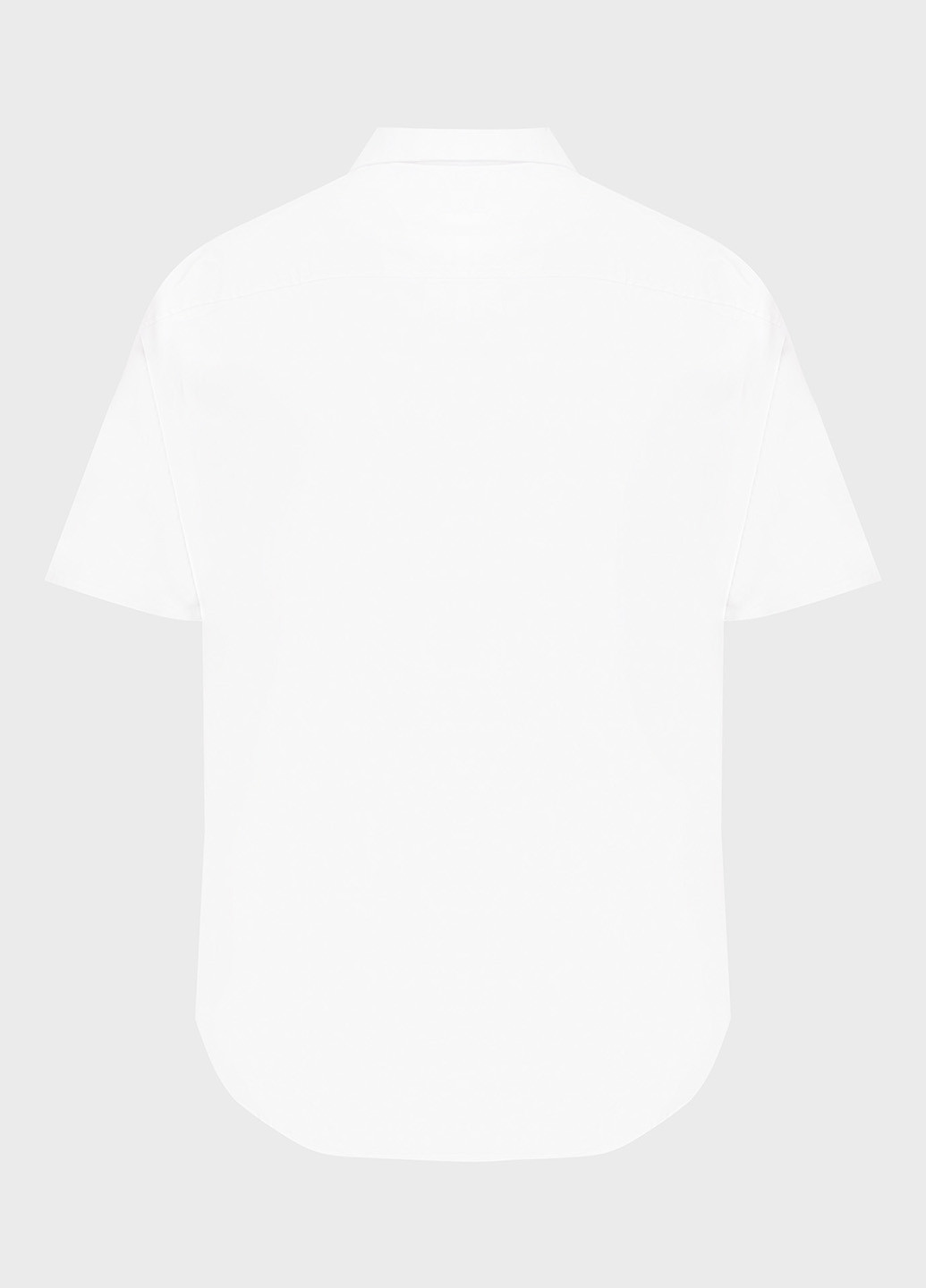 Белая кэжуал рубашка однотонная Calvin Klein