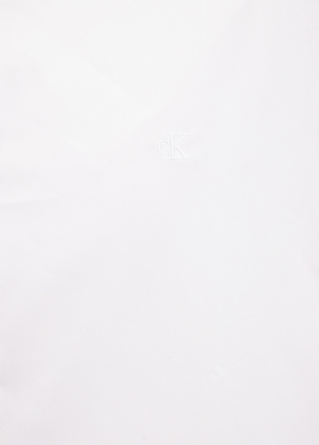 Белая кэжуал рубашка однотонная Calvin Klein