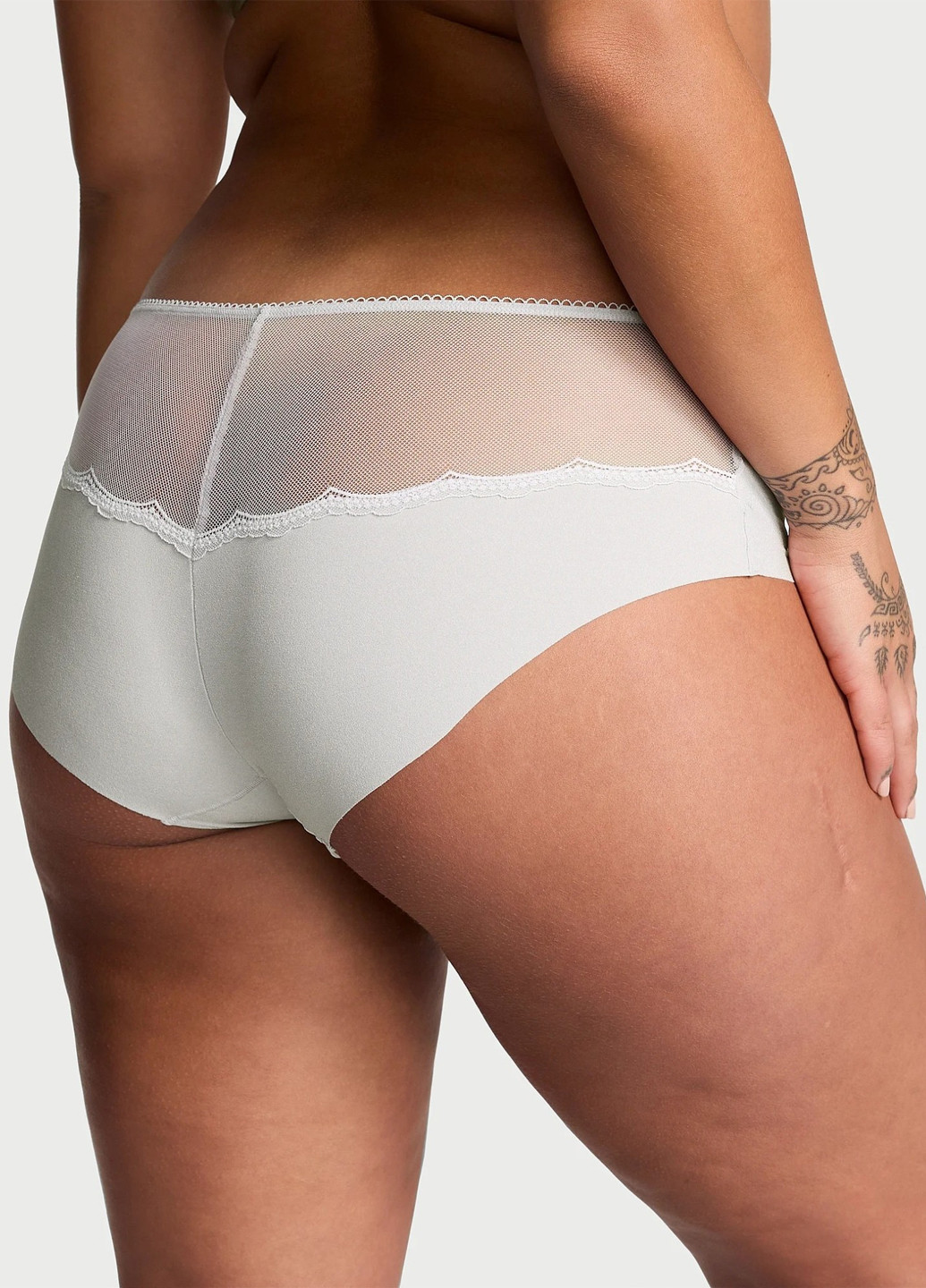 Светло-серый демисезонный комплект (бюстгальтер, трусики) Victoria's Secret