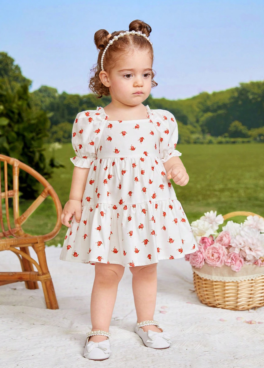 Белое платье SHEIN (322813631)