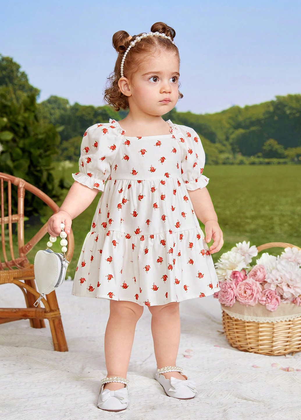 Белое платье SHEIN (322813631)