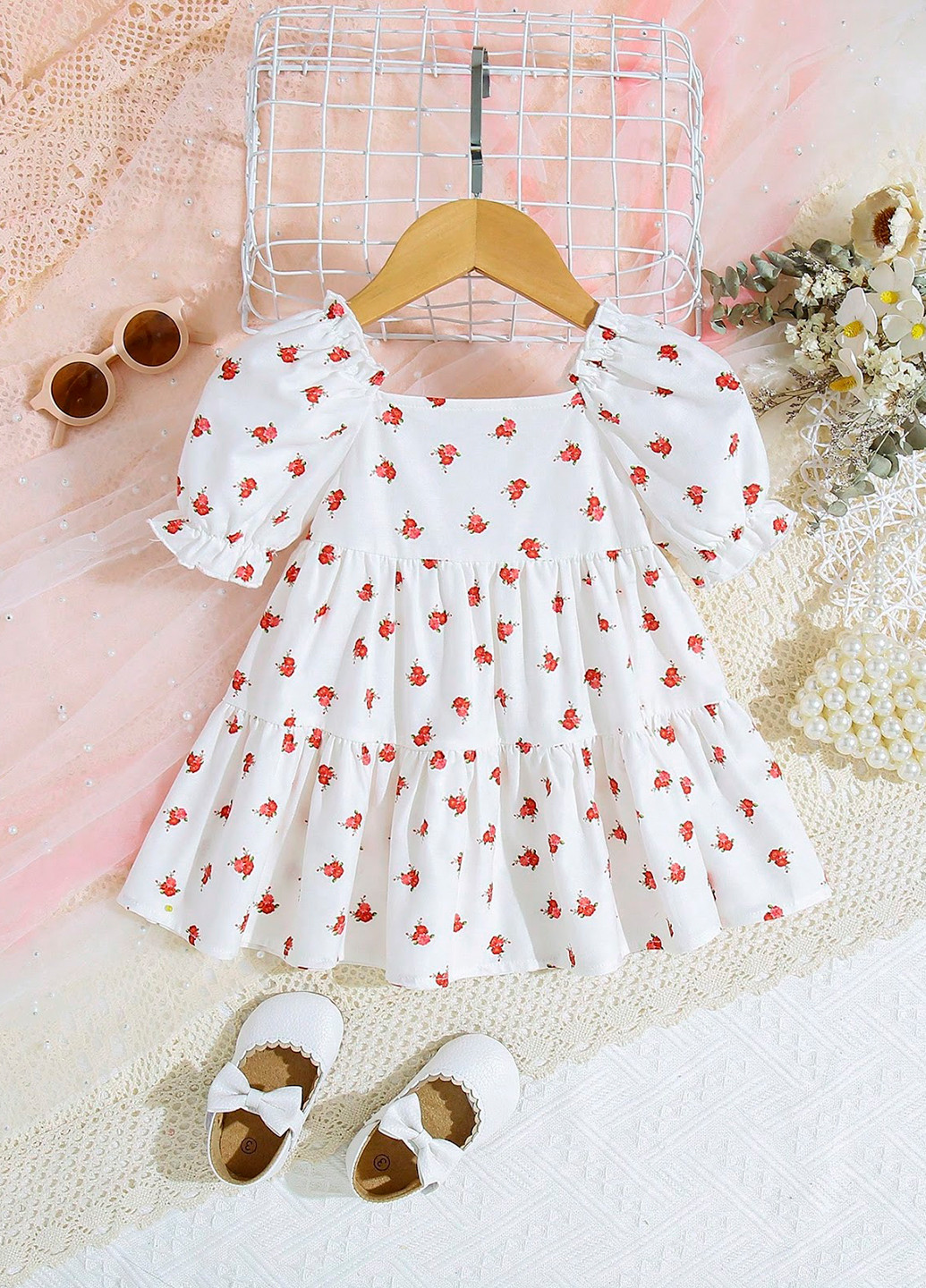 Белое платье SHEIN (322813631)