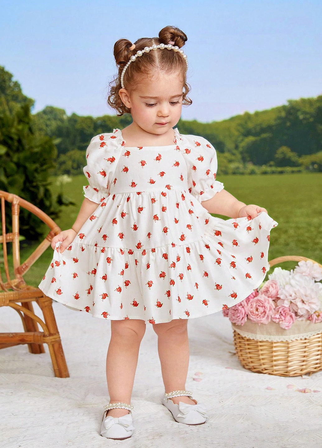 Белое платье SHEIN (322813631)