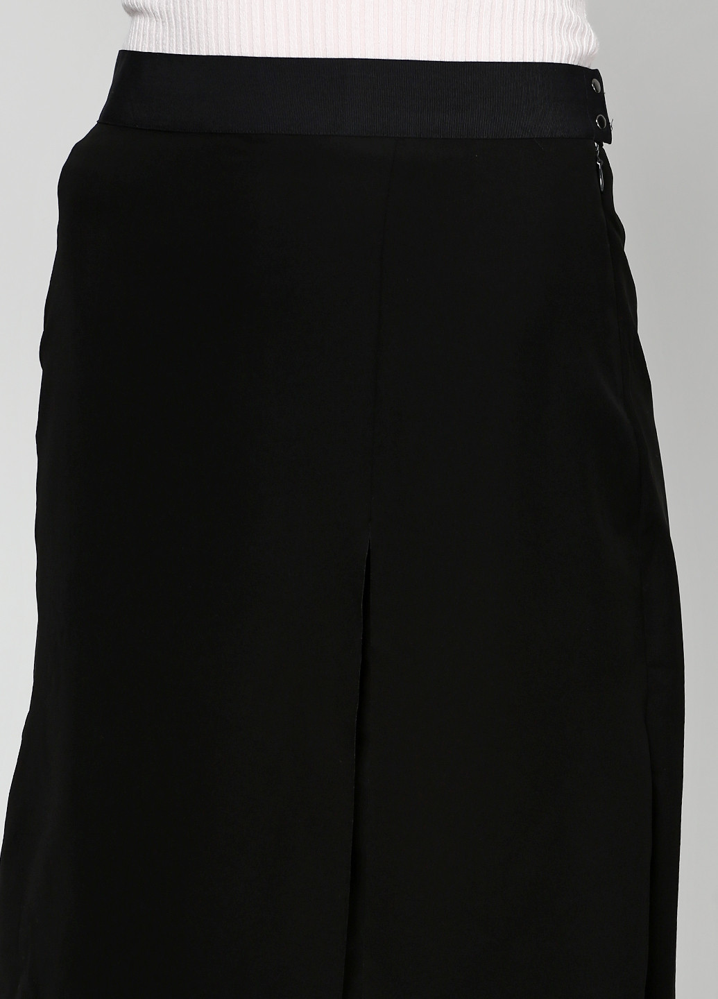 Черная офисная однотонная юбка Cos миди