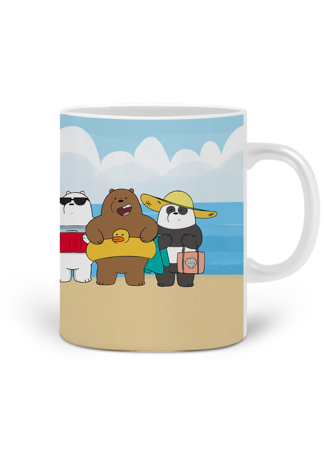 Кружка Вся правда про ведмедів (We Bare Bears) 330 мл горнятко керамічне (20259-2893) MobiPrint (224806145)