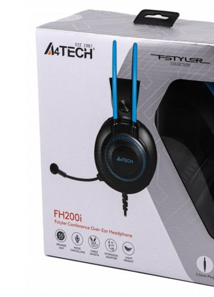 Наушники A4Tech fh200i blue (250310842)