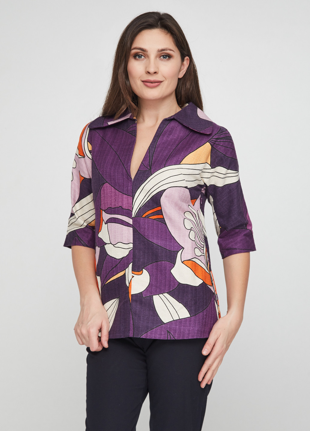 Фиолетовая блуза Marni