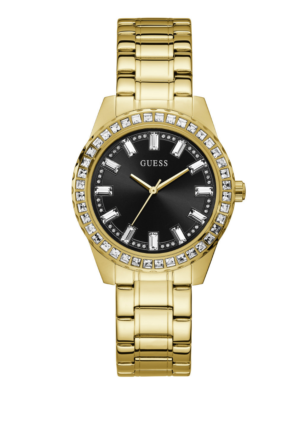 Часы Guess LADIES DRESS однотонные золотые фешны