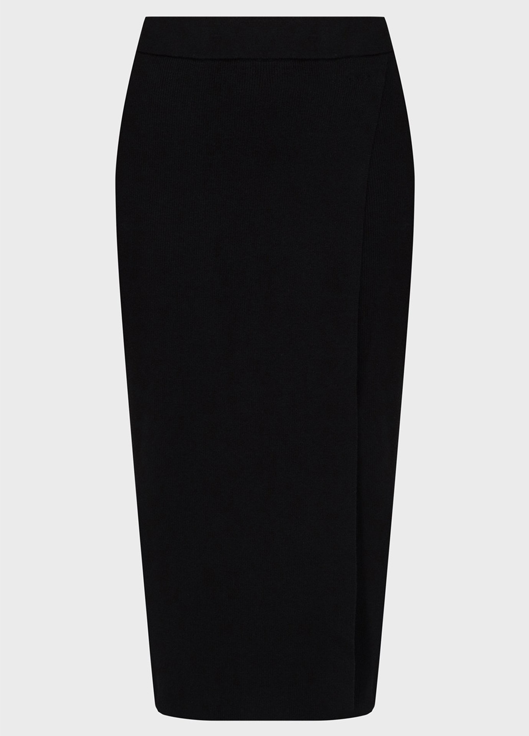 Черная кэжуал однотонная юбка Calvin Klein карандаш