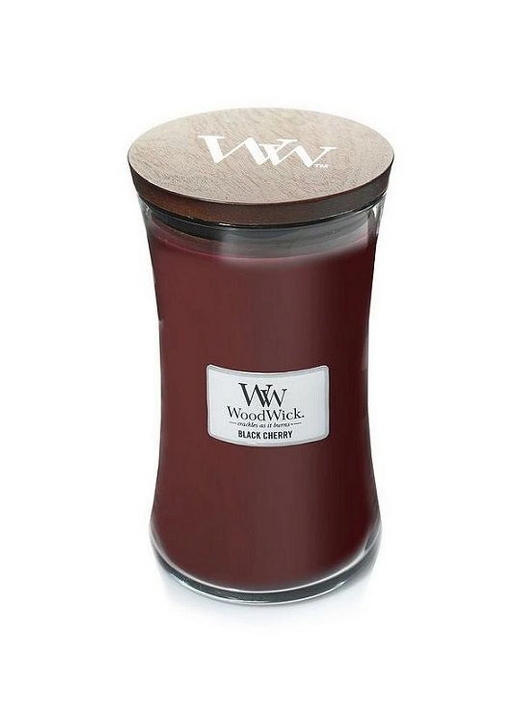 Ароматична свічка з ароматом соковитої черешні Large Black Cherry 609 г WoodWick (227516050)
