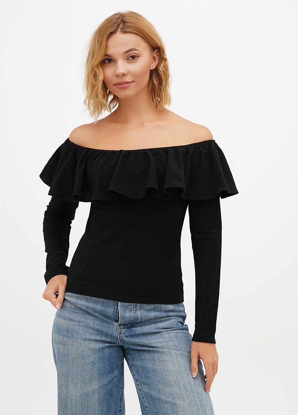 Чёрная блуза H&M