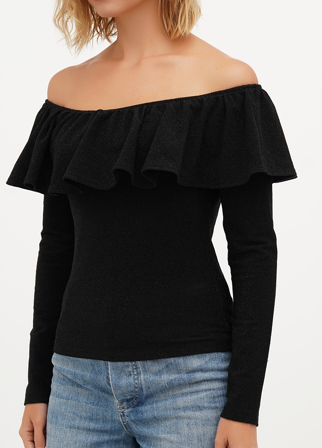 Чёрная блуза H&M