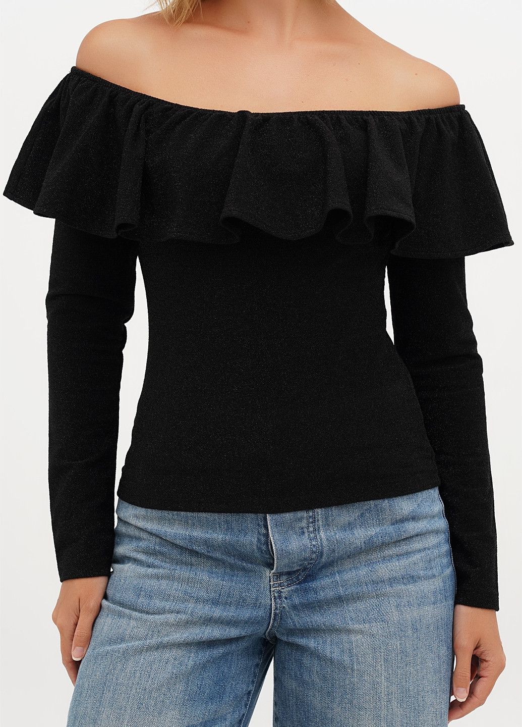 Чёрная блуза H&M