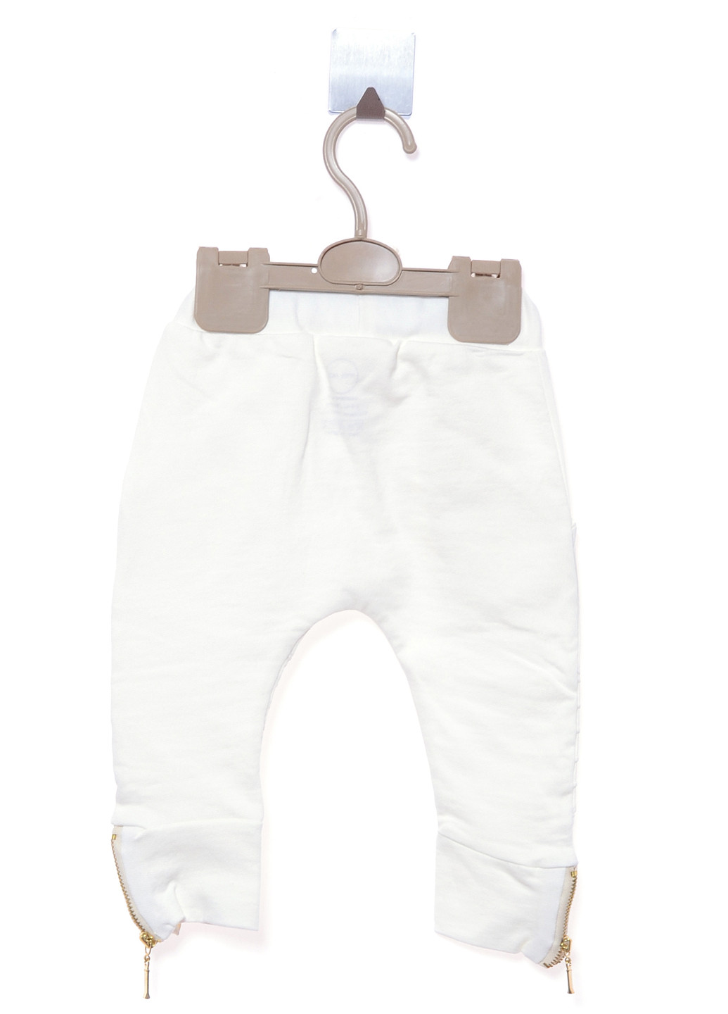 Молочные кэжуал демисезонные брюки со средней талией MOI NOI