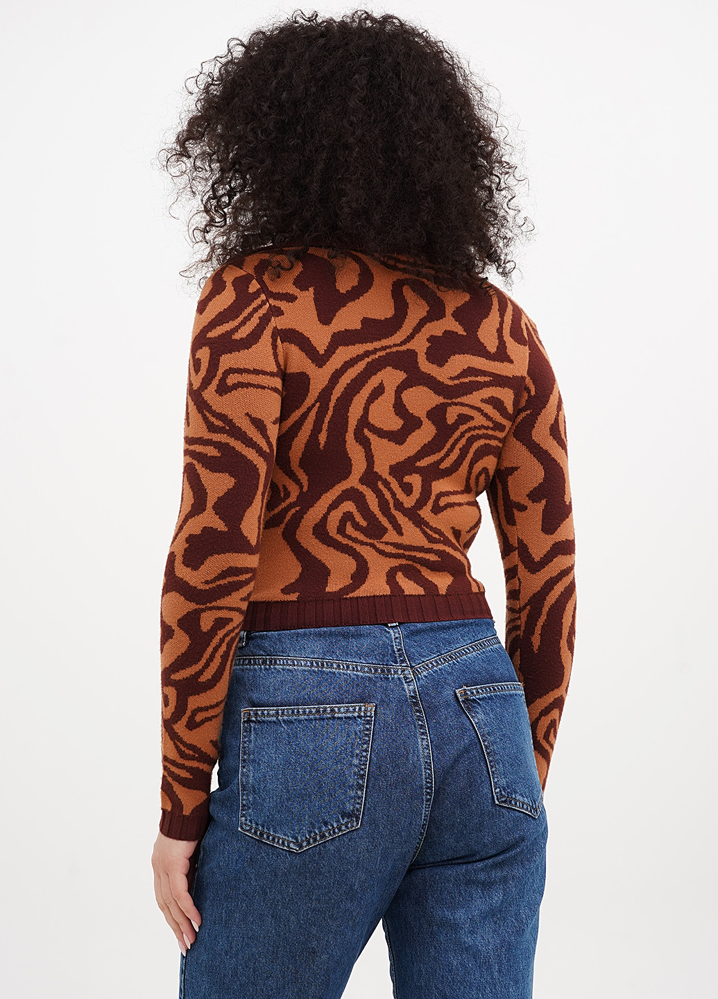 Коричневый демисезонный свитер Say What?