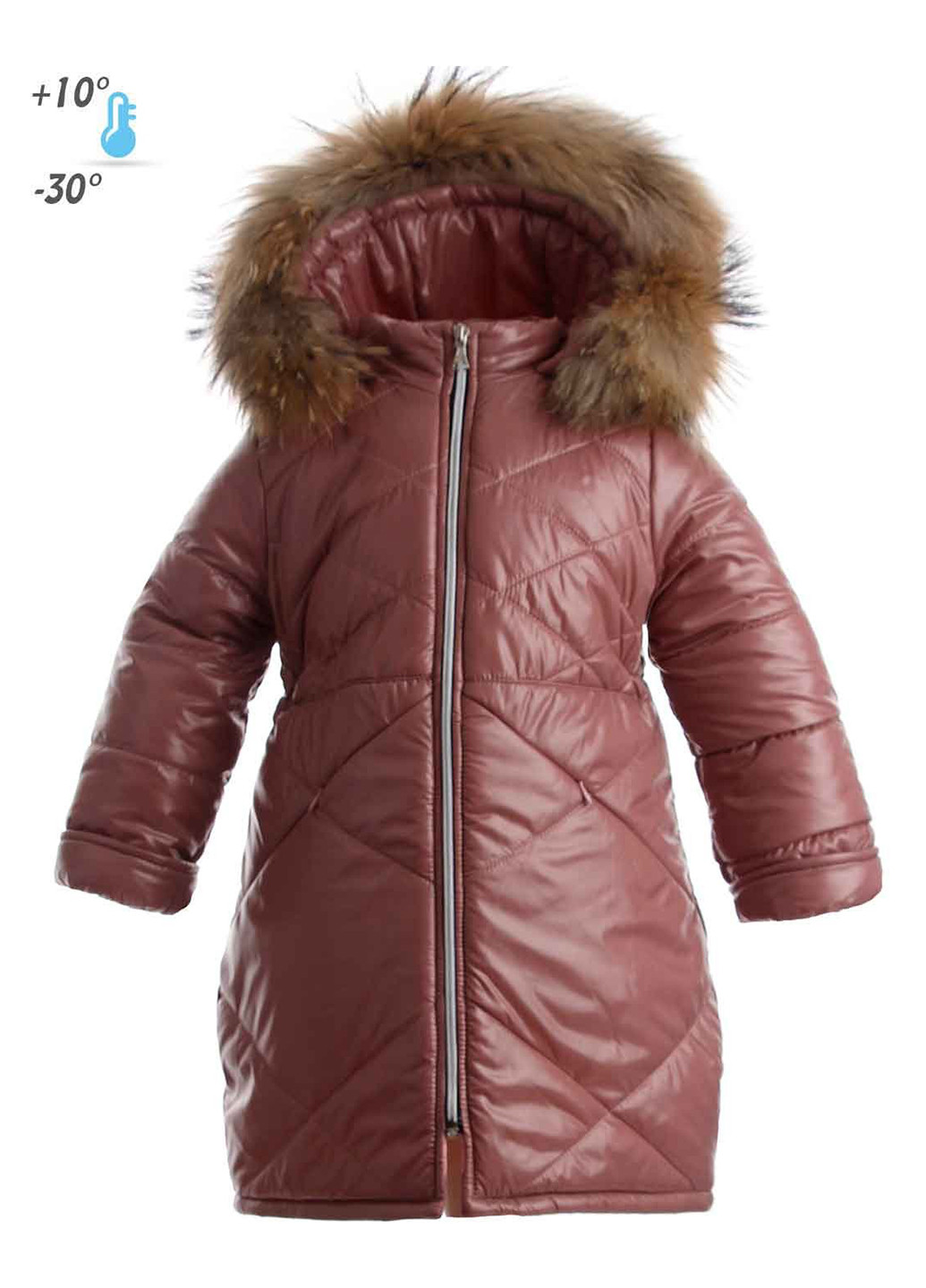 Розовая зимняя куртка Pilguni