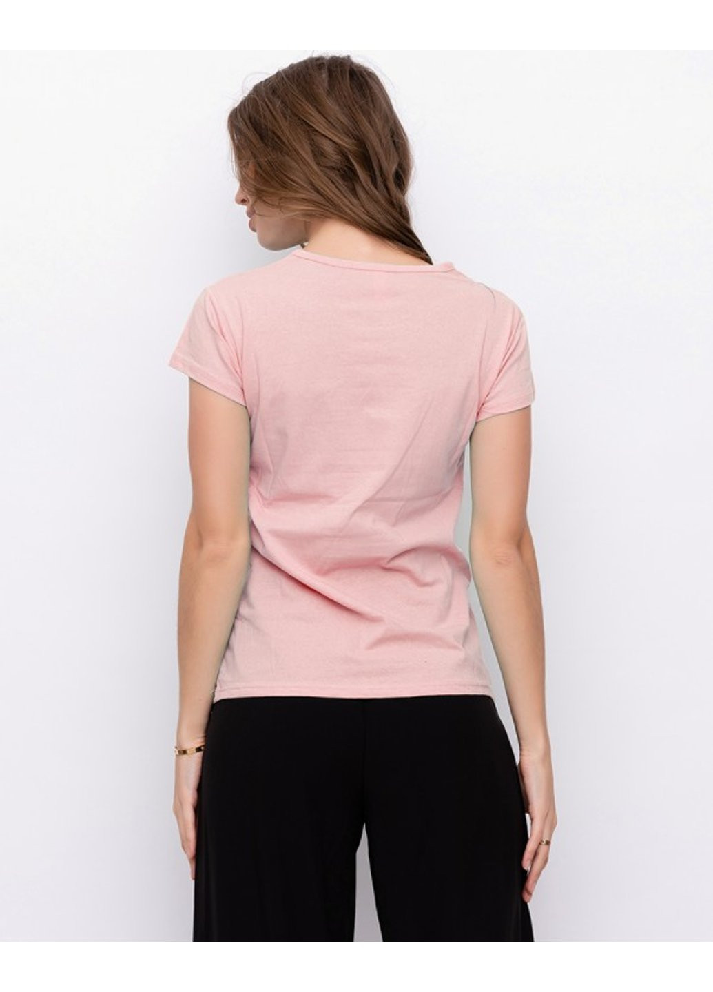 Розовая демисезон футболка wn9-12 s мятный ISSA PLUS
