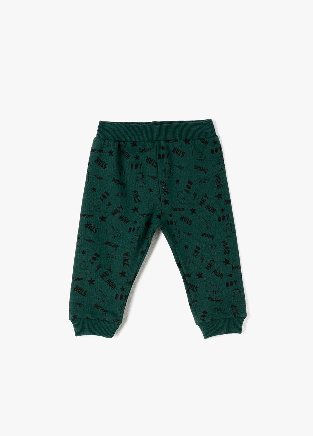 Темно-зеленые кэжуал демисезонные брюки джоггеры KOTON