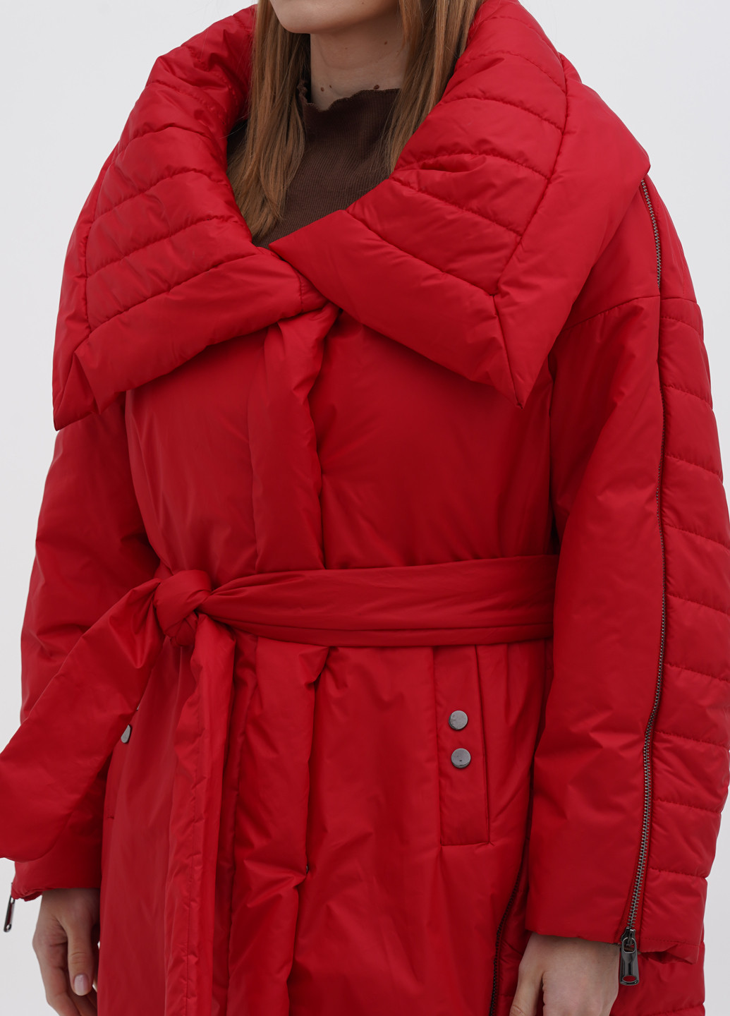 Красная демисезонная куртка R-ILGAZLI LEATHER