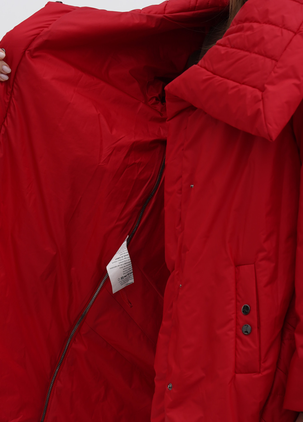 Червона демісезонна куртка R-ILGAZLI LEATHER