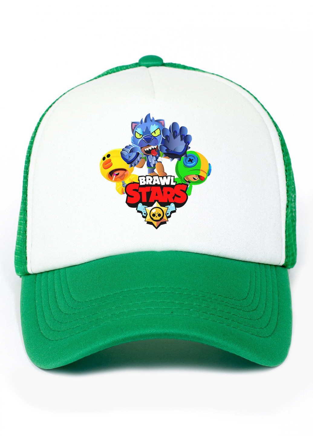 Кепка Тракер дитяча Леон Вовк Бравл Старс (Leon Werewolf Brawl Stars) (33404-1702) MobiPrint (220769776)