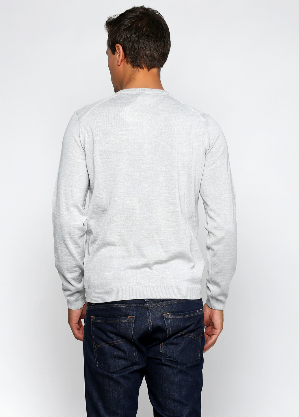 Светло-серый демисезонный пуловер пуловер Belika