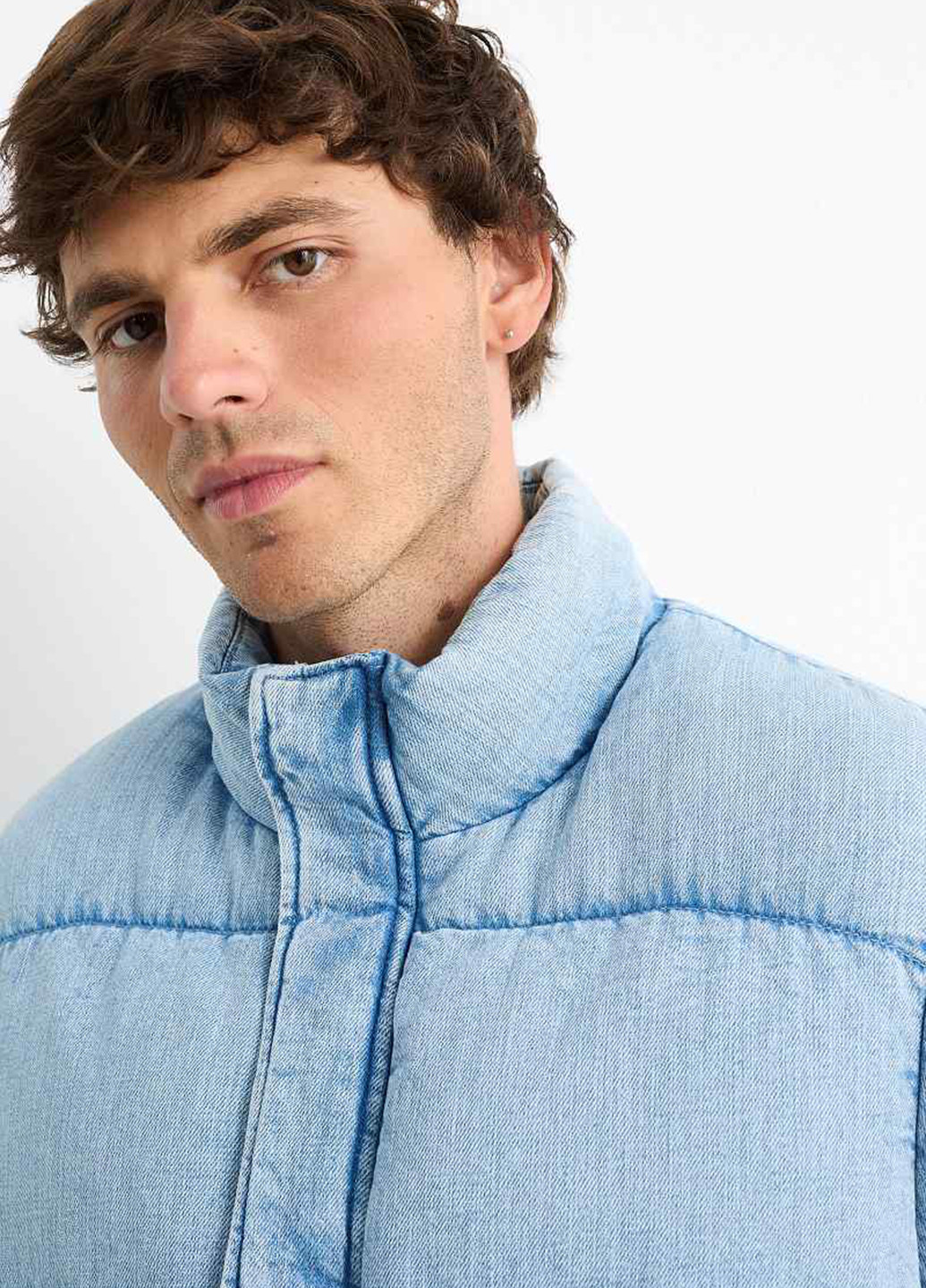 Голубая демисезонная куртка C&A