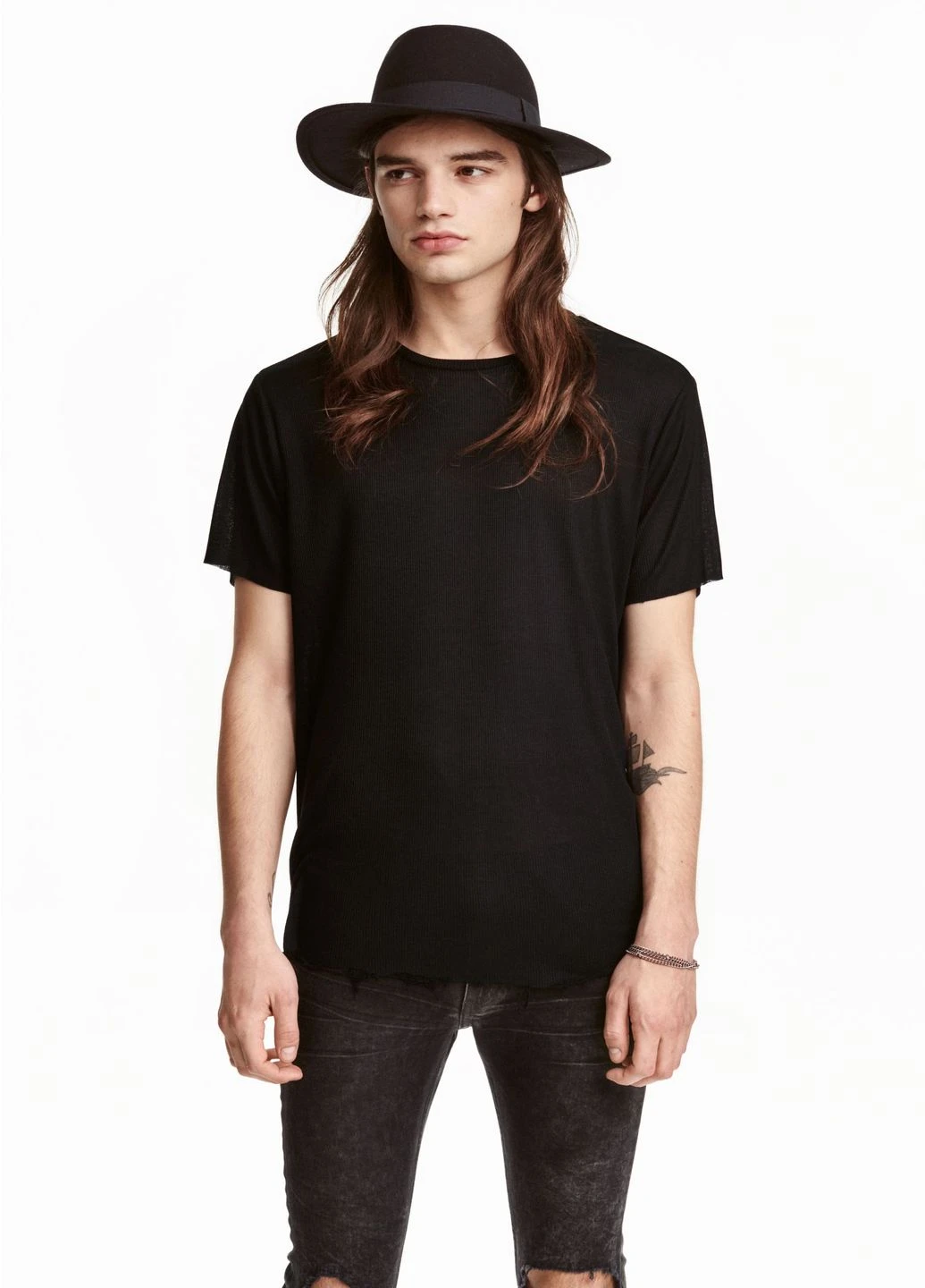 Чорна футболка H&M
