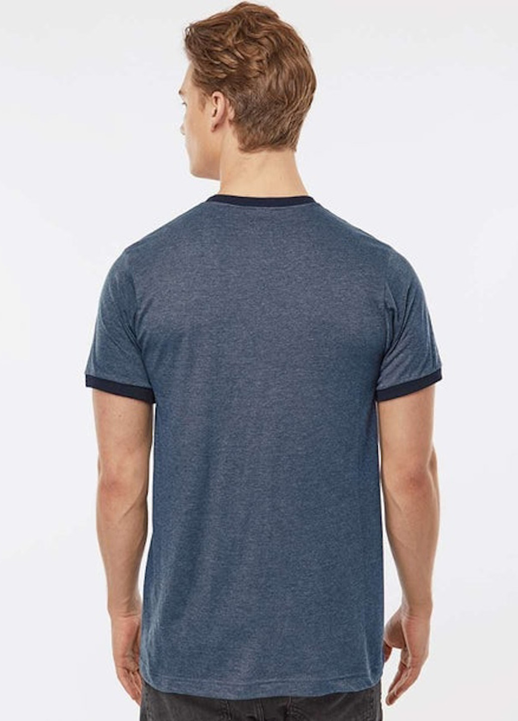 Темно-синяя футболка Tultex