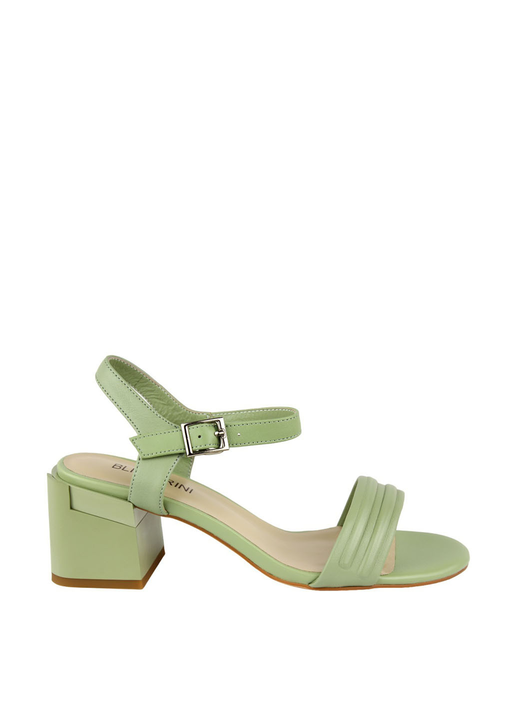 Зеленые босоножки Blizzarini с ремешком