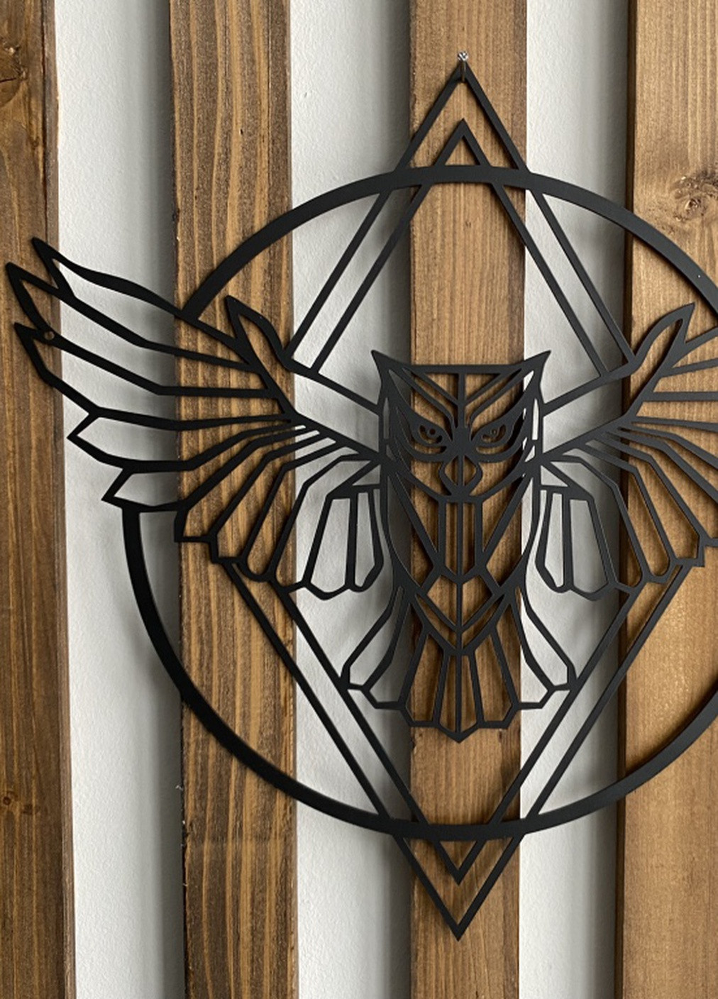 Настенный Декор Панно Картина Лофт Из Металла Сова Home (256522769)