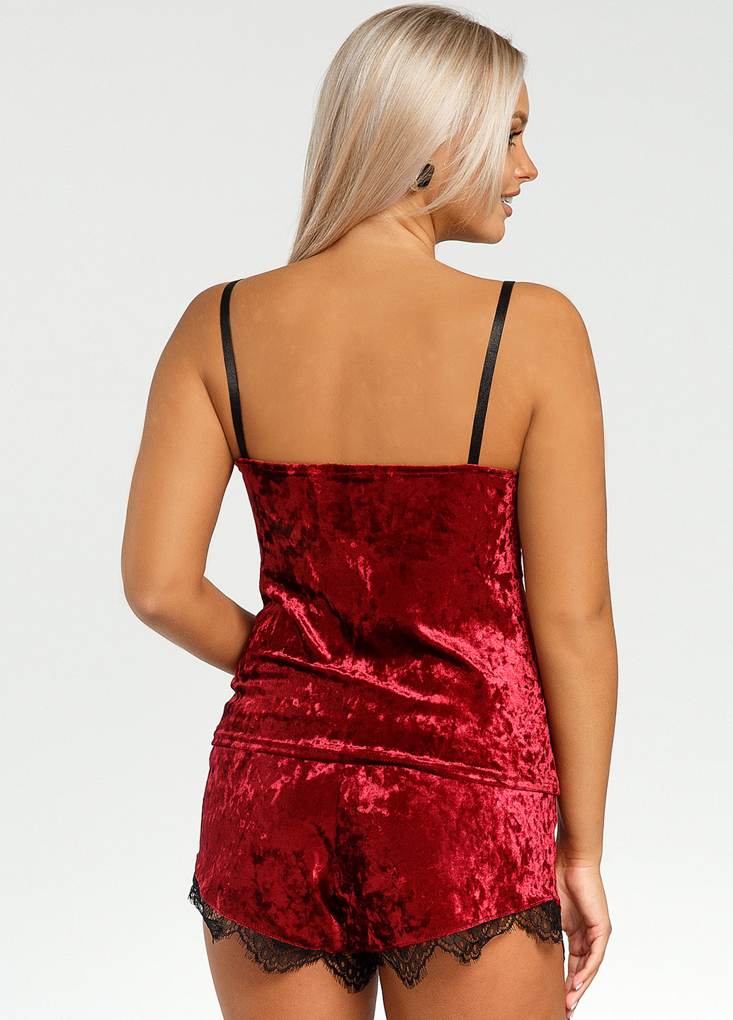 Червона всесезон піжама (майка, шорти) майка + шорти Ghazel