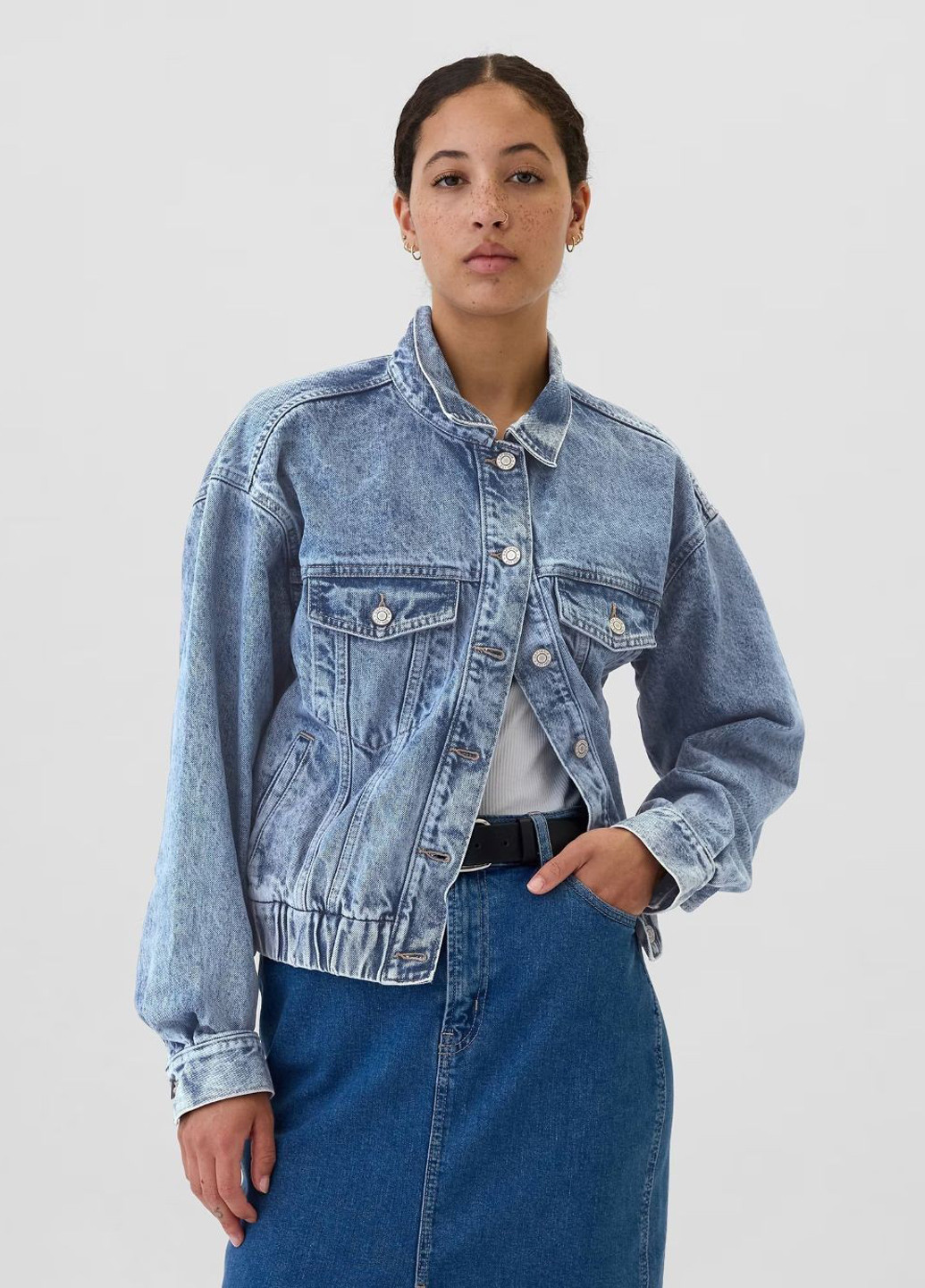 Синя демісезонна куртка Gap