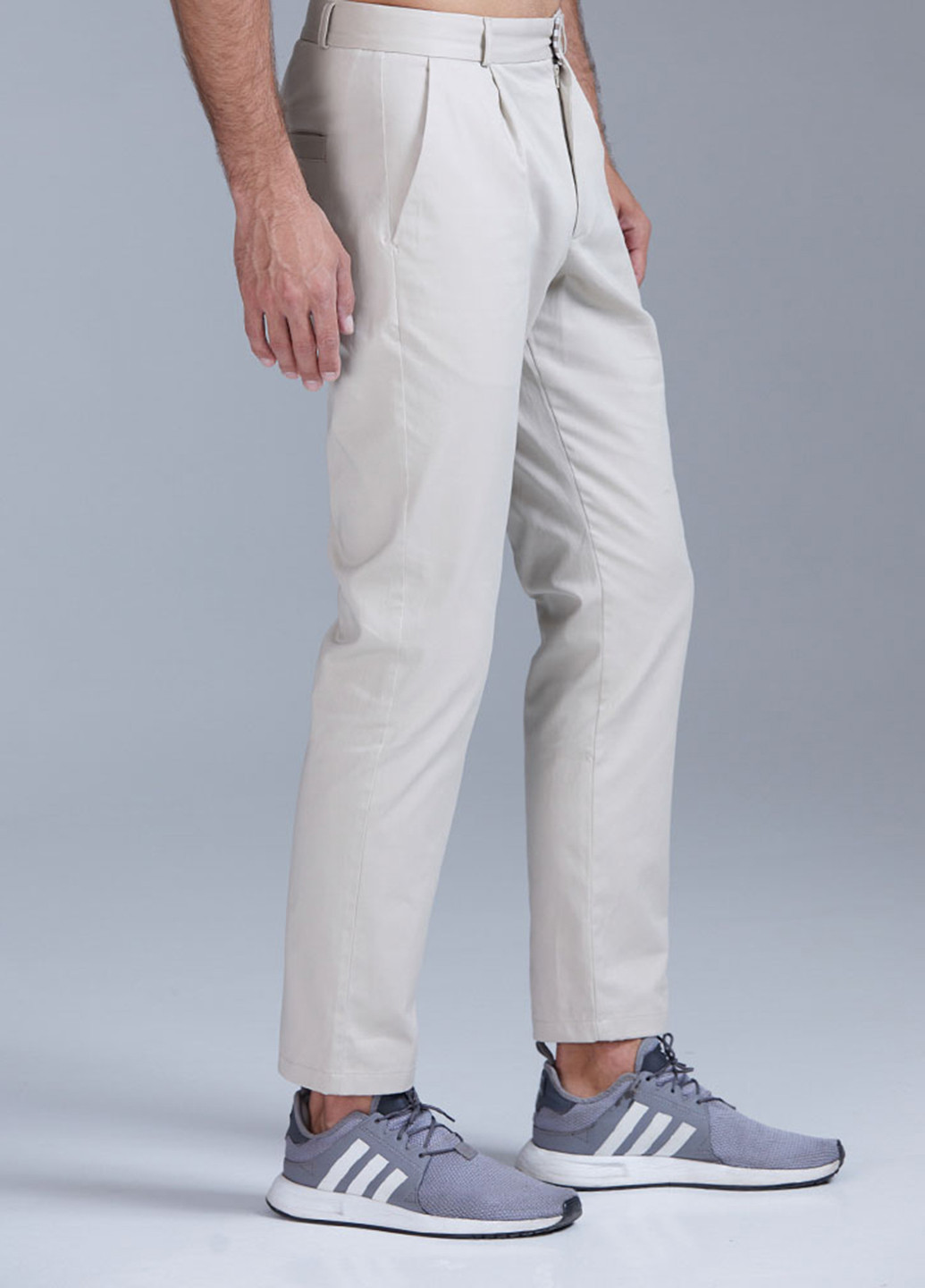 Светло-бежевые кэжуал демисезонные чиносы брюки Promin.