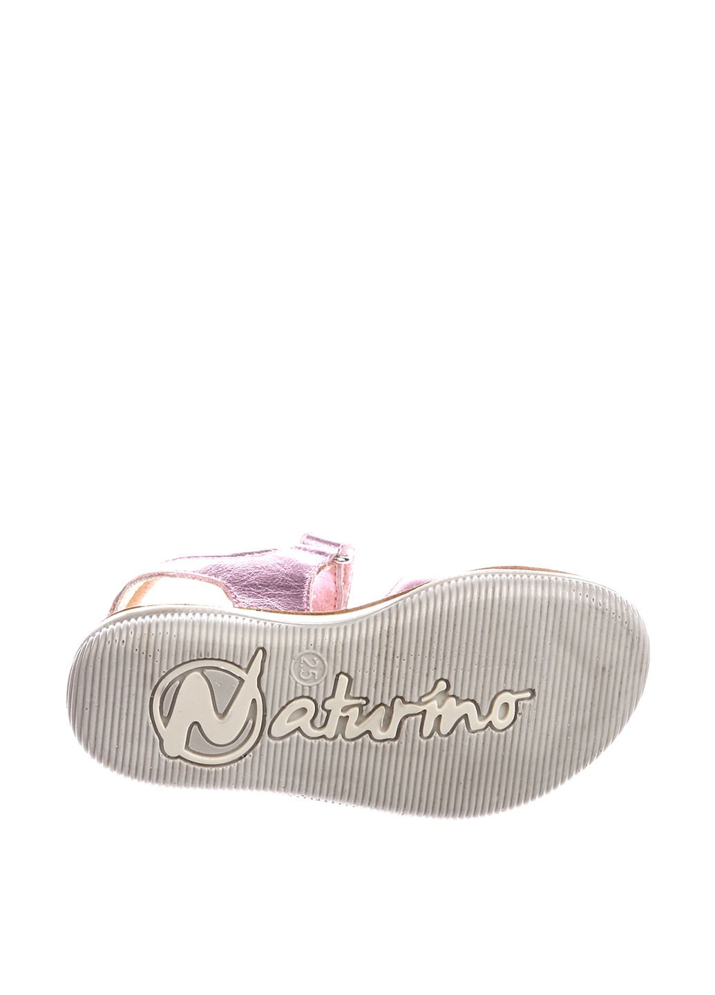 Розовые босоножки Naturino с аппликацией