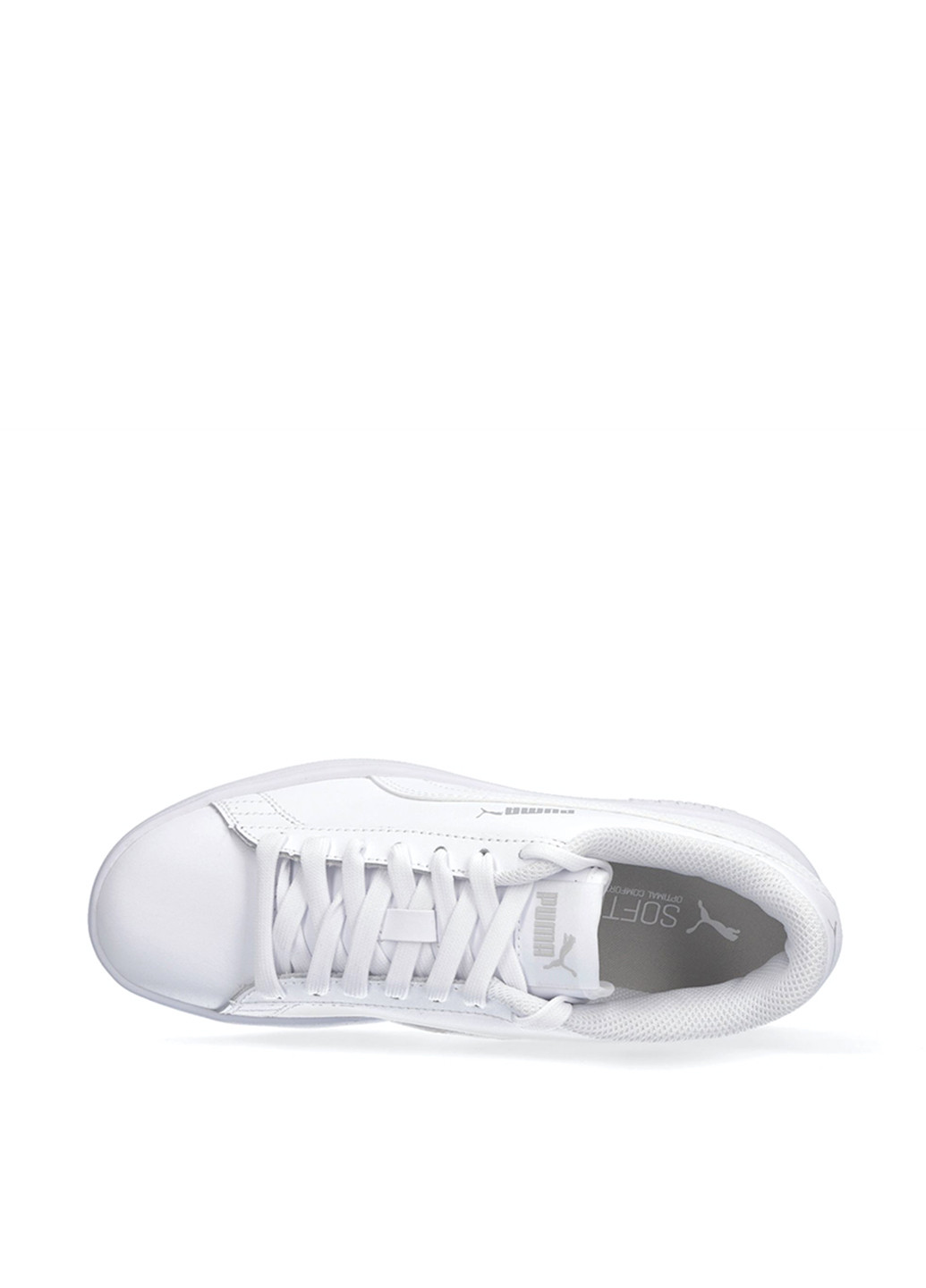 Белые всесезонные кроссовки Puma SMASH V2