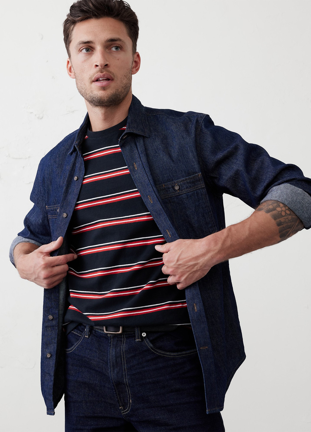 Индиго футболка Banana Republic