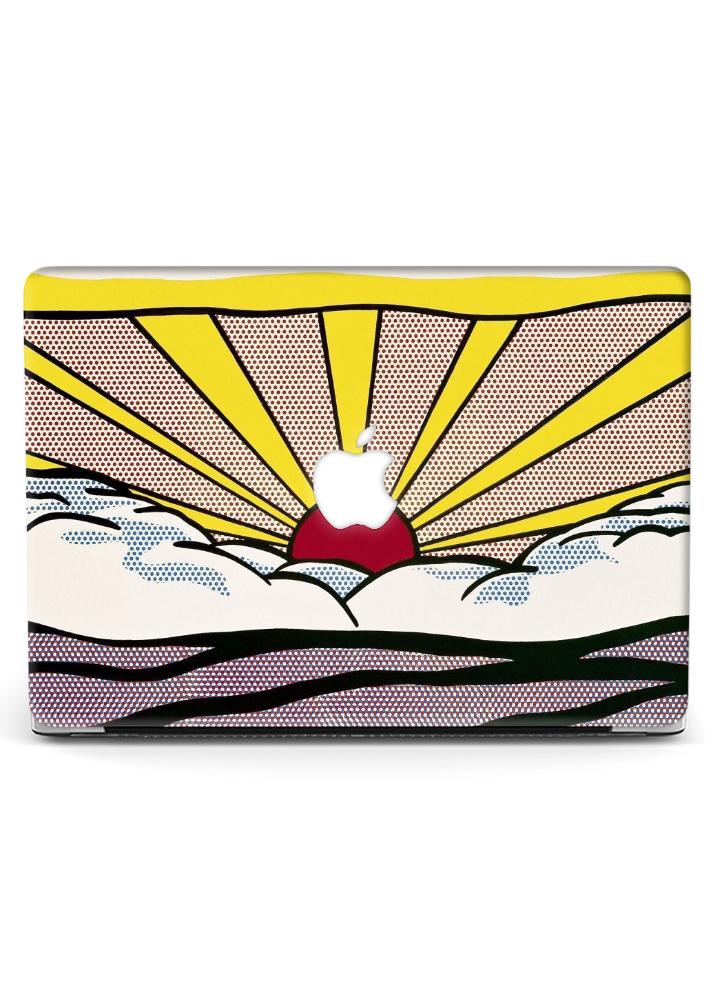 Чохол пластиковий для Apple MacBook Air 13 A1466 / A1369 Ретроспектива Роя Ліхтенштейна в Tate Modern (6351-2490) MobiPrint (218857835)