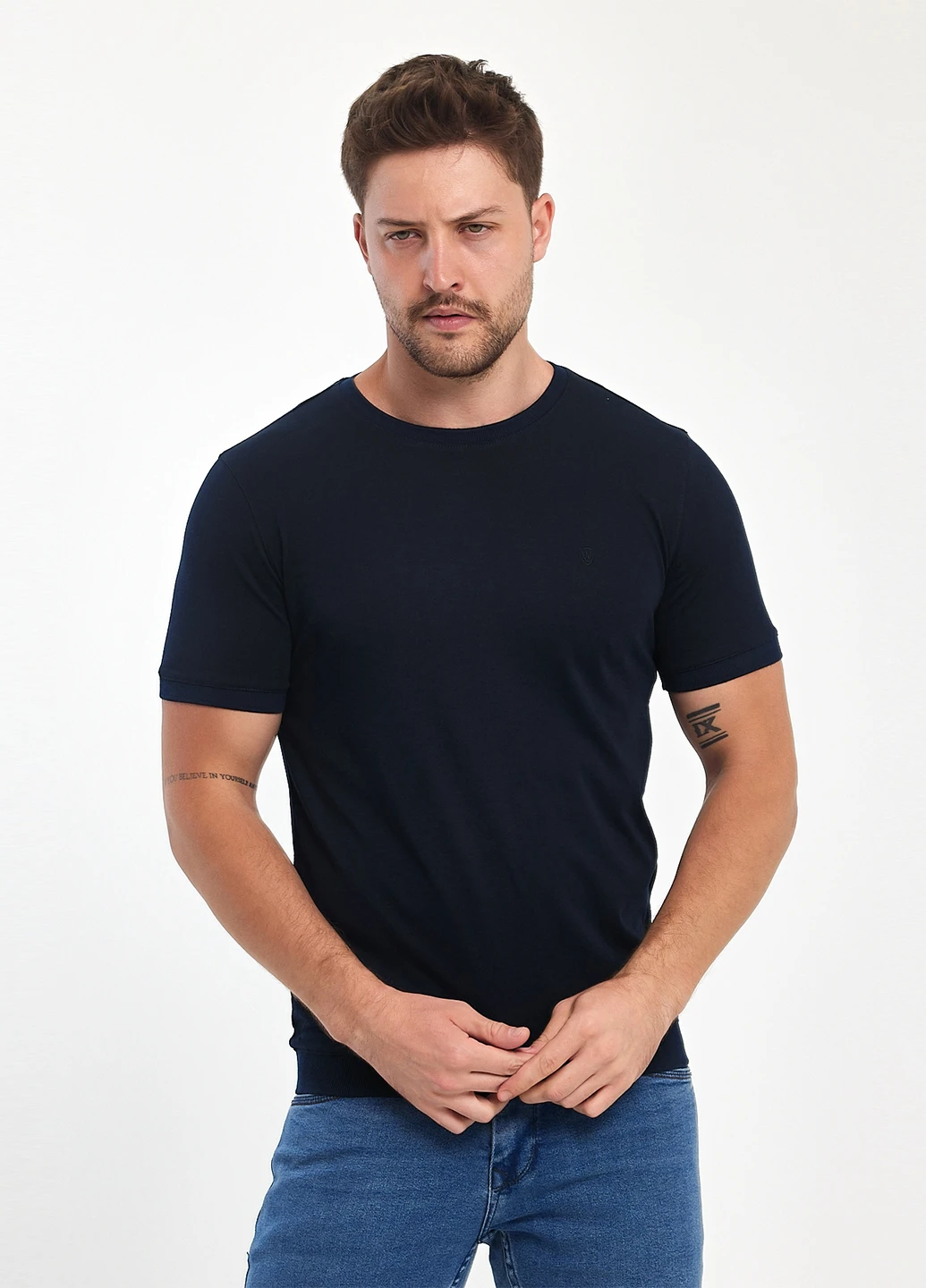 Темно-синя футболка Trend Collection